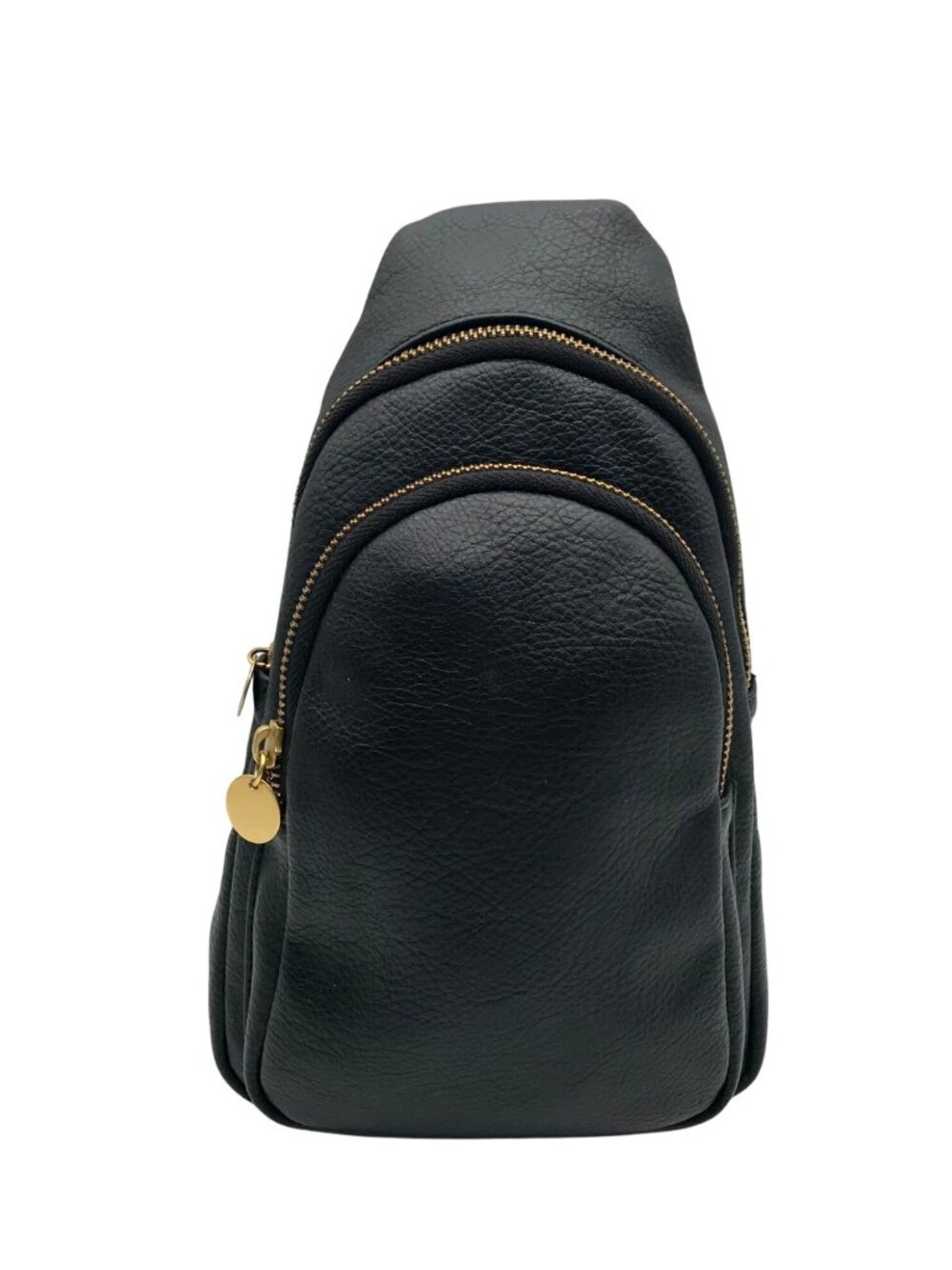 Style & Co Black Sling Pack With Webbed Strap